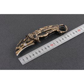 X63 Outdoor Multifunctional Crab Claw Folding Knife Survival Knife Camping Portable for Self-defense Wilderness Tactical UD405103